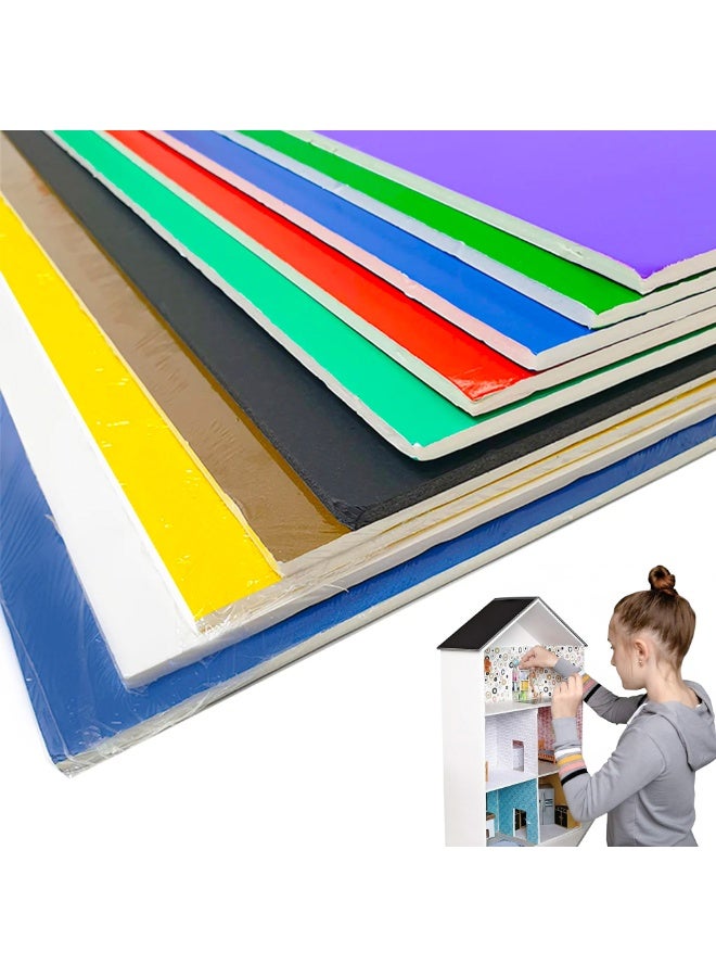 Single Sheet 50x70cm Assorted Colour Foam Board – 5mm Thick Durable Craft Board – Large Size Mounting & Modeling Board for School Projects, DIY Arts & Professional Displays (Blue)